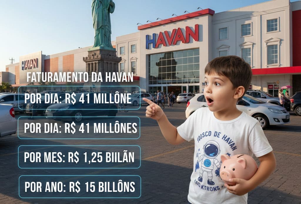 Quanto a Havan fatura por dia